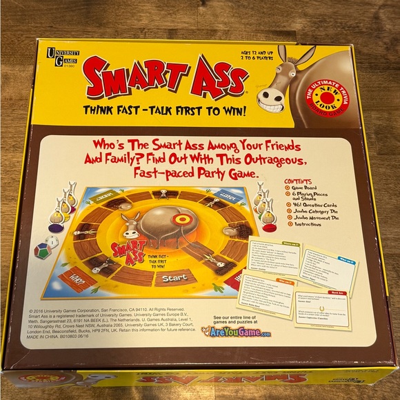 Smart Ass Board Game - Picture 4 of 4